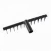 Гребло 12 - 14 зъба 300 - 350 мм извити зъби без дръжка СИБРТЕХ-megahome.bg