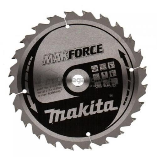 Циркулярен HW диск за дърво Makita 190 мм х 30 мм z12 Makforce