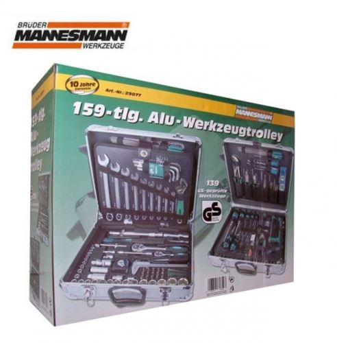 Комплект инструменти в алуминиев куфар 159 части Mannesmann