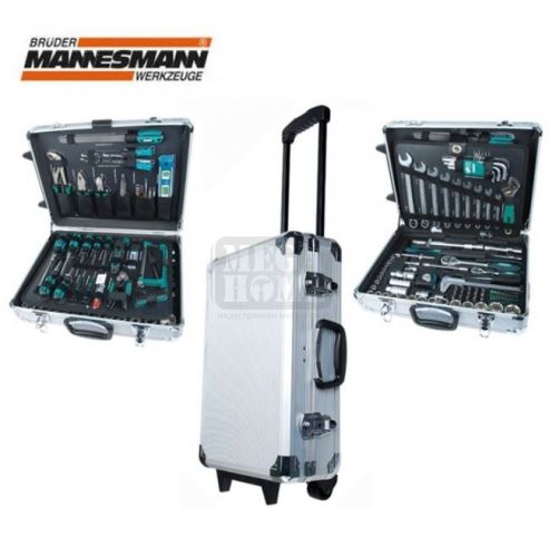 Комплект инструменти в алуминиев куфар 159 части Mannesmann