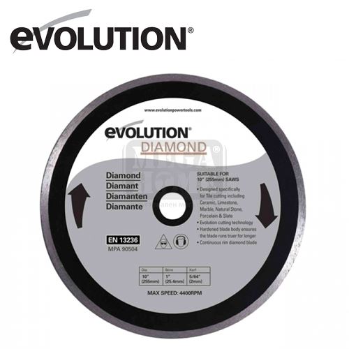 Диамантен диск 255 mm EVOLUTION