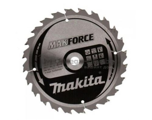 Циркулярен HW диск за дърво Makita 235 мм х 30 мм z24 Makforce