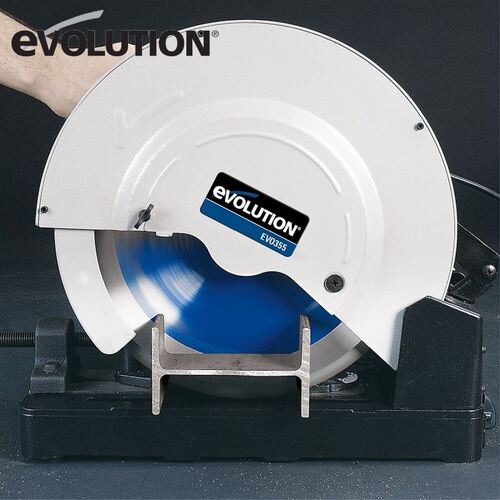Отрезна машина EVOSAW355 с диск за рязане на стомана EVOLUTION