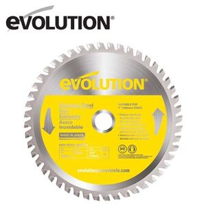 Диск за рязане на неръждаема стомана 180 mm EVOLUTION