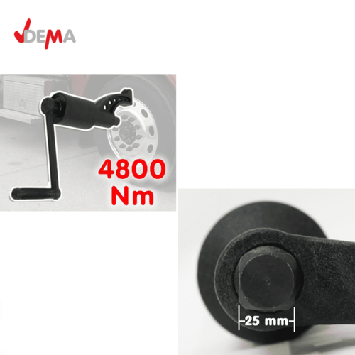 Специален ключ-манивела за смяна на гуми DEMA