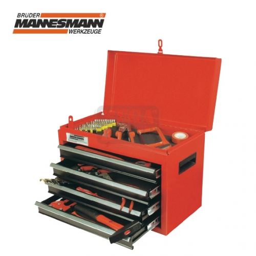 Кутия с инструменти 45 x 33 x 24 см, 121 части Mannesmann