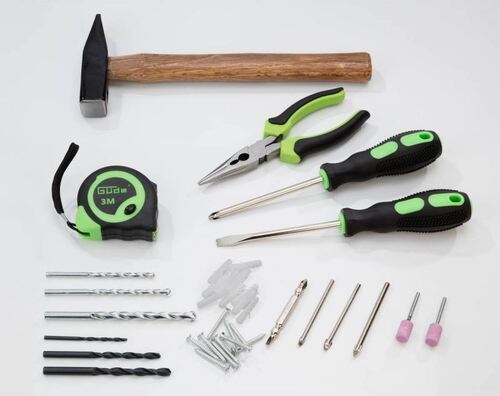 Комплект инструменти с ударна бормашина 750 W 38 части GÜDE