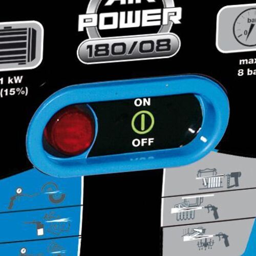 Компресор AIRPOWER 180/08 GÜDE 8 bar