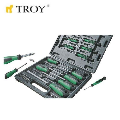 Комплект професионални отвертки, 32 части Troy