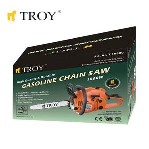 Верижен трион с бензинов двигател 1800 W Troy Верижен трион с бензинов двигател 1800 W Troy