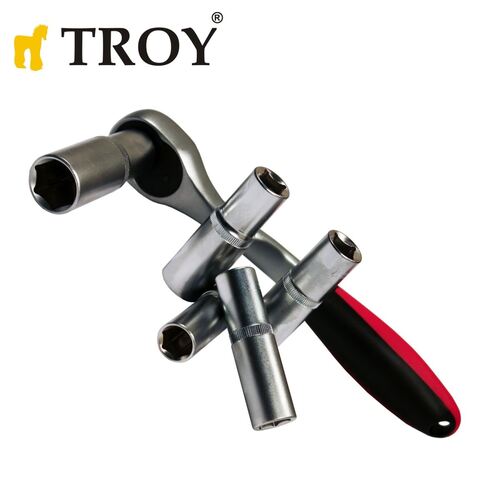 Комплект професионална тресчотка с вложки, 108 части Troy