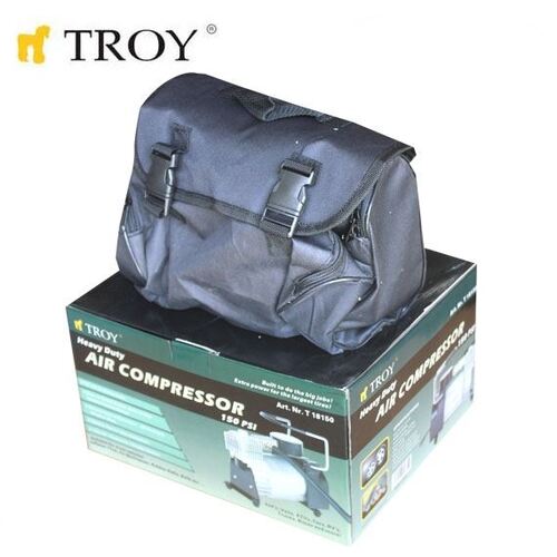 Компресор за гуми с манометър, 150 Psi, 12V, 23A Troy