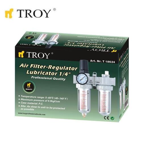 Пневматичен филтър, регулатор и омаслител Troy