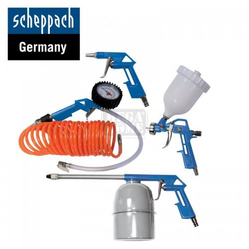 Комплект пневматични накрайници Scheppach 5 броя