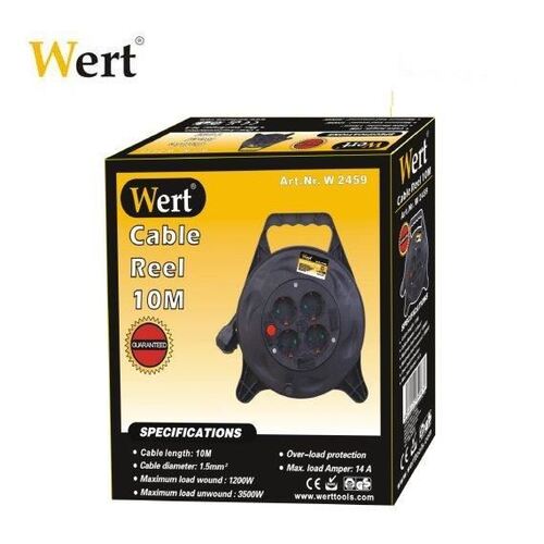 Разклонител с кабел 10 метра Wert