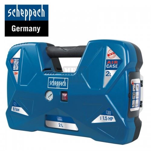 Компресор AIRCASE Scheppach 2 л 8 bar