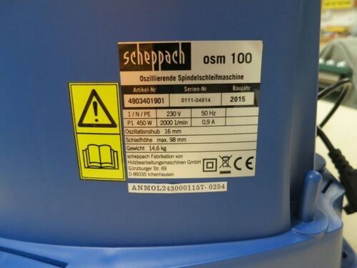 Барабанен шлайф OSM100 Scheppach