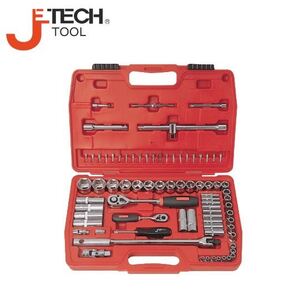 Комплект тресчоткa с вложки 1/2”, 79 части JeTECH