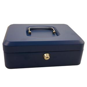 Метална кутия за пари с ключ 25 x 18 x 9 см KINZO Метална кутия за пари с ключ 25 x 18 x 9 см KINZO