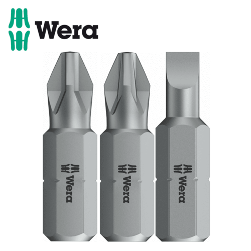 Комплект битове за дърво с държач в поставка, 30 части WERA