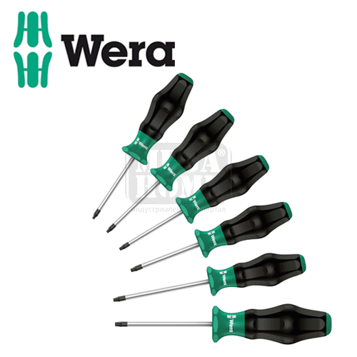 Комплект отвертки Kraftform Comfort, 6 части WERA