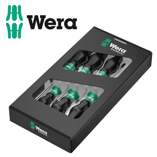 Комплект отвертки Kraftform Comfort, 6 броя WERA