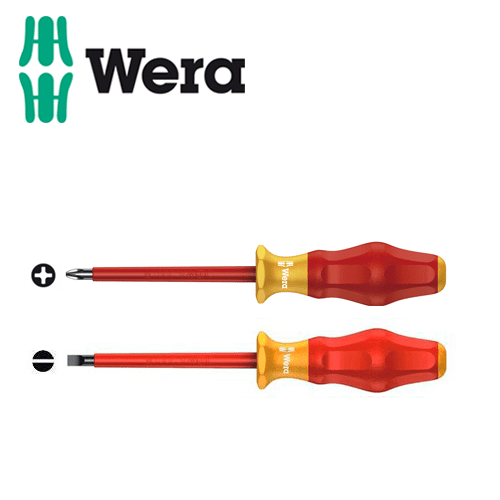 Комплект отвертки Kraftform Comfort VDE с фазомер, 6 бр. WERA