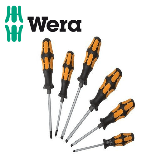 Комплект усилени, ударни отвертки, 6 бр. WERA