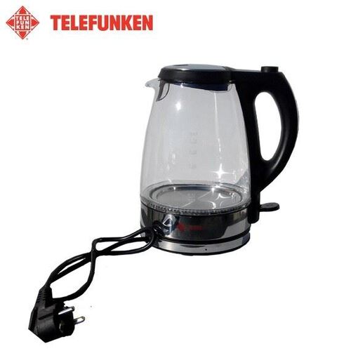 Електрическа стъклена кана Telefunken 1.7 л син LED