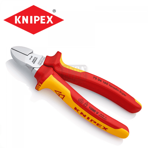 Изолирани клещи, странични резачки VDE 160 мм KNIPEX