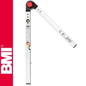 Нивелир алуминиев с протрактор, 60/120cm BMI
