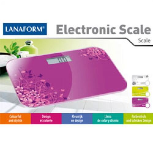 Ултратънка електронна везна Electronic Scale, 3 цвята Lanaform