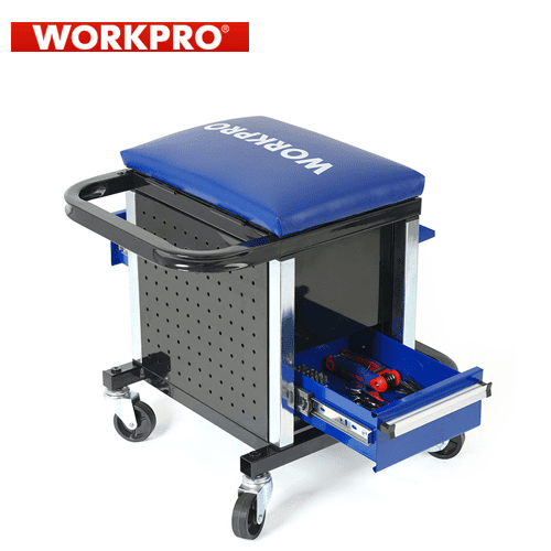 Сервизен стол - количка с инструменти 136 части Workpro