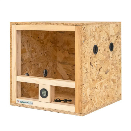 Терариум със страничен отдушник 40х40х40см