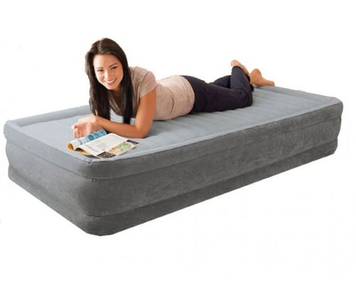 Надуваем матрак с вградена помпа Intex Twin Comfort 99х191х33