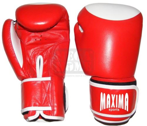 Боксови ръкавици Maxima естествена кожа