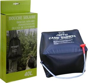 Соларен къмпинг душ с резервоар 40 л
