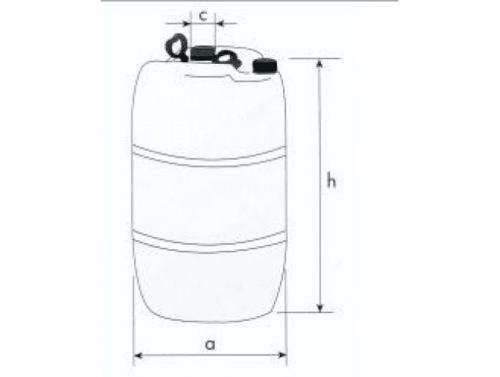 Пластмасова туба Profis 50 л