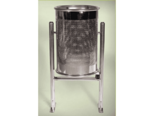 Метален кош на стойка Profis инокс Метален кош на стойка Profis инокс