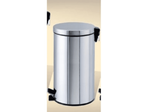 Метален кош с педал Profis 12 л огледален