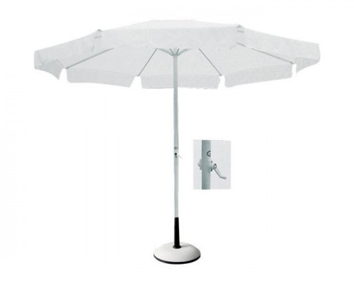 Алуминиев чадър ф 2 м бял