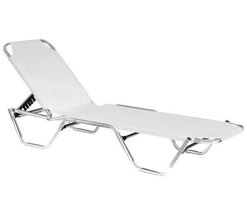Алуминиев шезлонг Крета 60 x 197 x 30 см