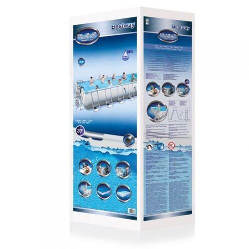 Сглобяем басейн 956 x 488 x 132 см Bestway