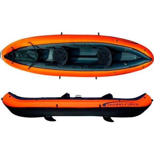 Надуваем каяк Bestway Ventura 330 х 94 х 48 см