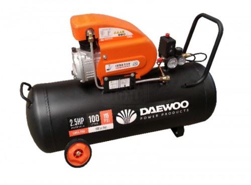 Бутален компресор Daewoo DAAC100D 2HP / 1.5 kW 100 л 8 bar