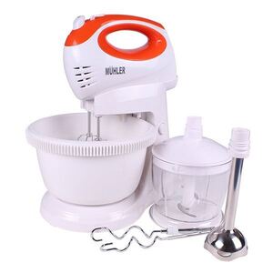 Миксер с въртяща се купа, чопър и пасатор MUHLER MX-323 300 W Миксер с въртяща се купа, чопър и пасатор MUHLER MX-323 300 W