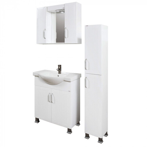 Долен шкаф за баня Кери с плавно затваряне Makena