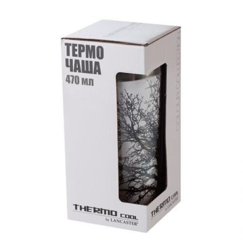 Термо чаша Lancaster Дърво бяло