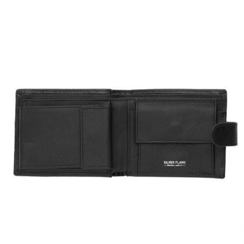 Комплект мъжки портфейл и химикал SILVER FLAME