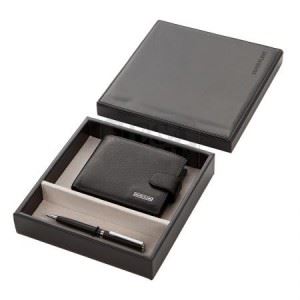 Комплект мъжки портфейл и химикал SILVER FLAME SFS-011 Комплект мъжки портфейл и химикал SILVER FLAME SFS-011